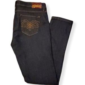 2BWU🔸️Dark Wash Denim Straight Leg Jeans, Size 9 NWT